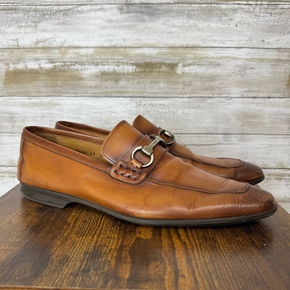 Magnanni Other - Magnanni Rafa II Cognac Loafers Men’s size 11 Leather Slip On Dress Shoes